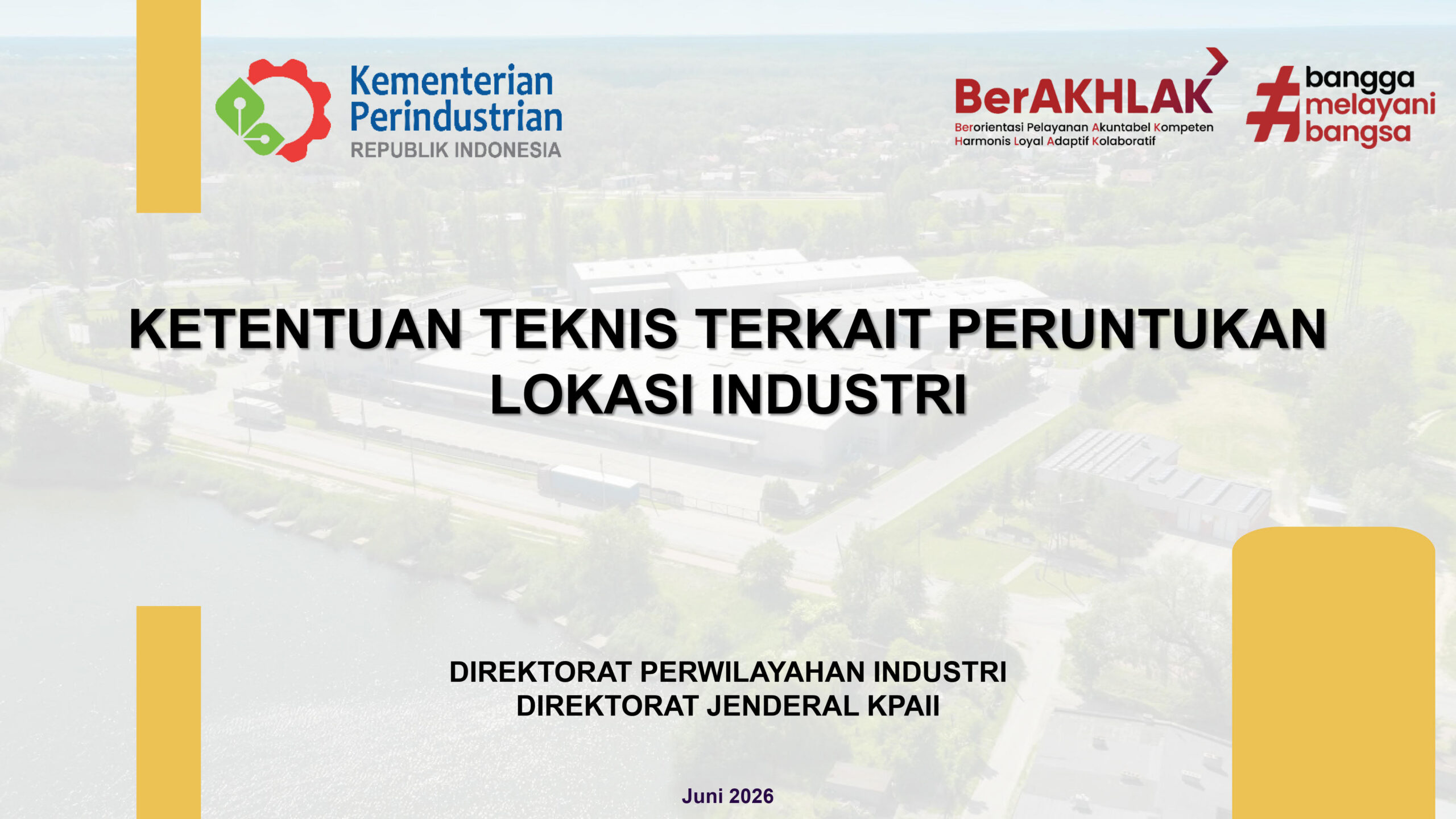 Ketentuan Teknis Terkait Lokasi Industri