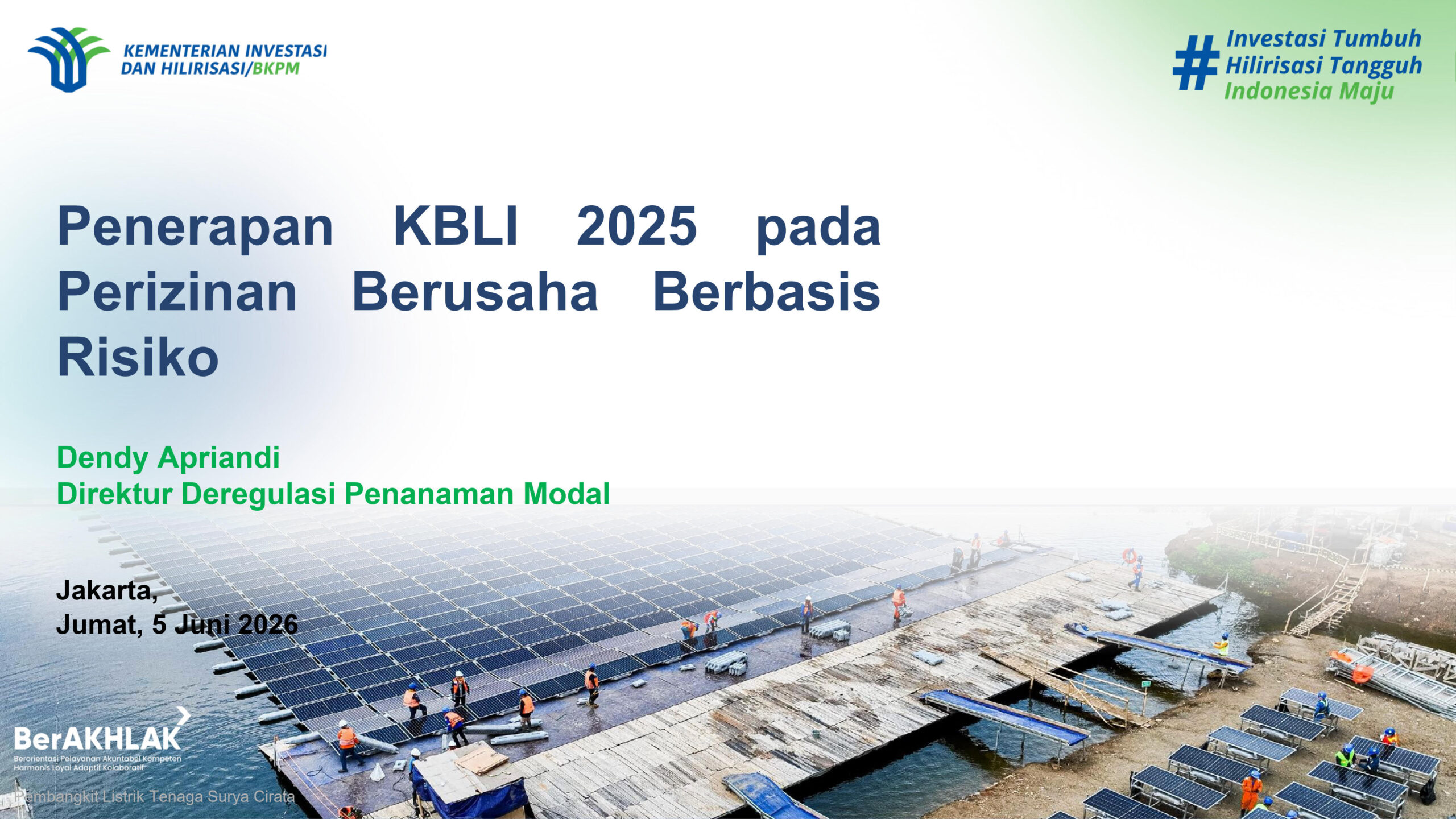Penerapan KBLI 2025 pada Perizinan Berusaha Berbasis Risiko