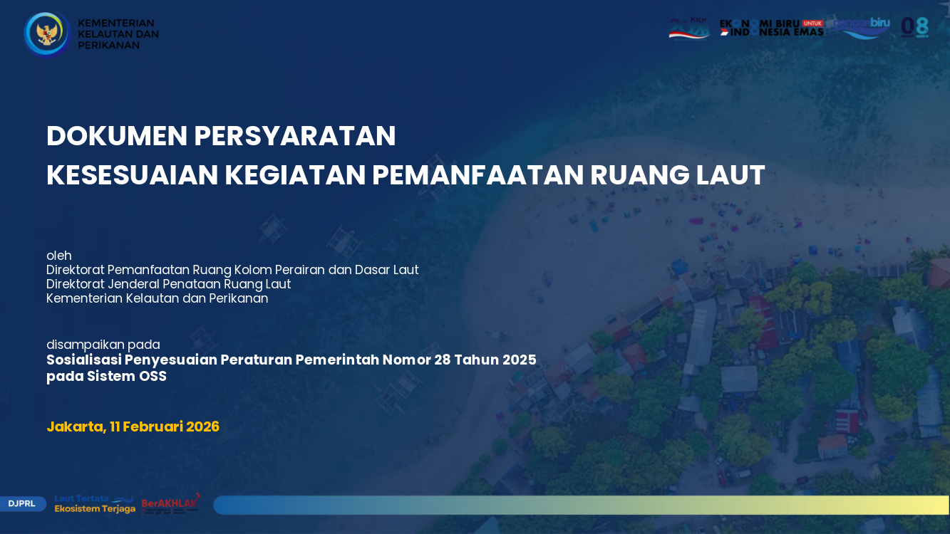 Persyaratan KKPRL
