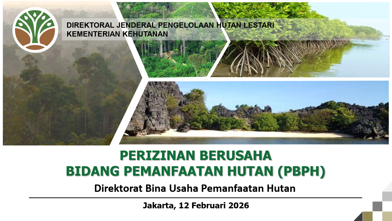 Perizinan Berusaha Bidang Pemanfaatan Hutan (PBPH)